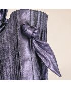 Sac Pink en cuir crack sirop violet