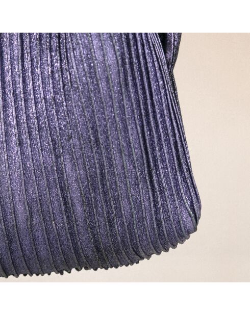 Sac Pink en cuir crack sirop violet