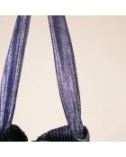 Sac Pink en cuir crack sirop violet