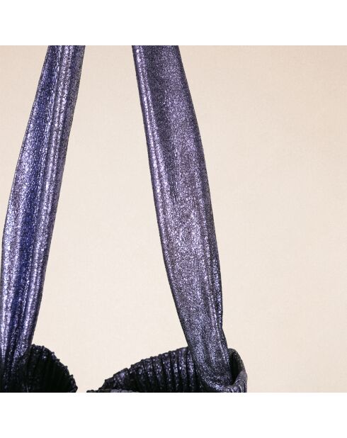 Sac Pink en cuir crack sirop violet