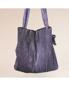 Sac Pink en cuir crack sirop violet