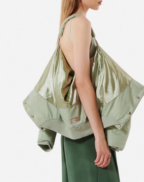 Veste Bombers soleil vert