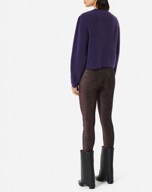 Pull Louis en laine mélangée violet tim