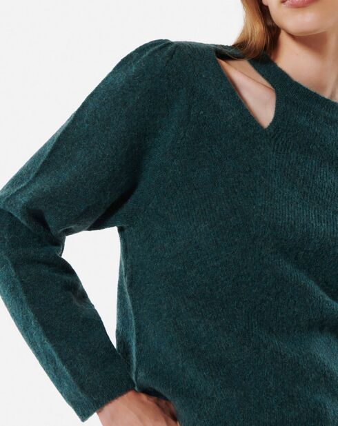 Pull Louis en laine mélangée orage
