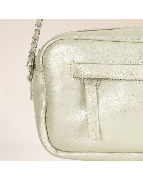Sac Lauper en cuir crack coquille
