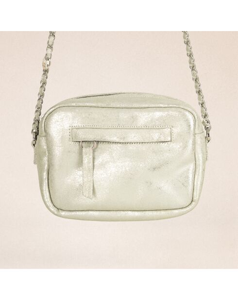 Sac Lauper en cuir crack coquille