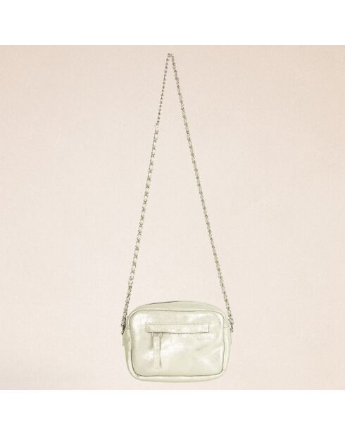 Sac Lauper en cuir crack coquille