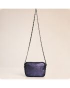Sac Lauper en cuir crack sirop violet