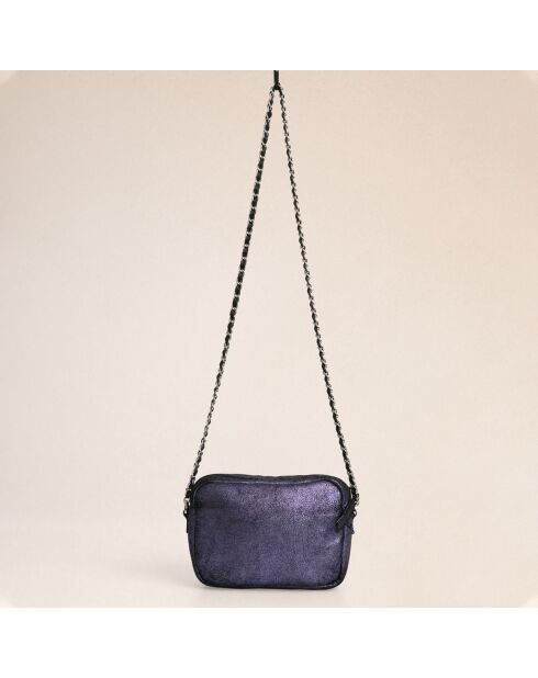 Sac Lauper en cuir crack sirop violet