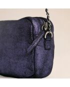 Sac Lauper en cuir crack sirop violet