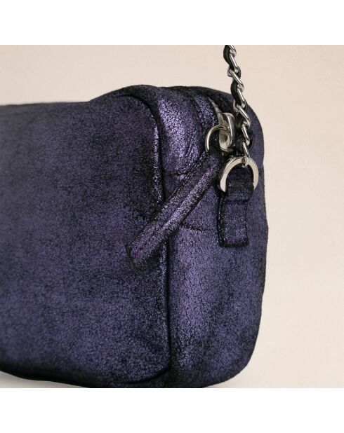 Sac Lauper en cuir crack sirop violet