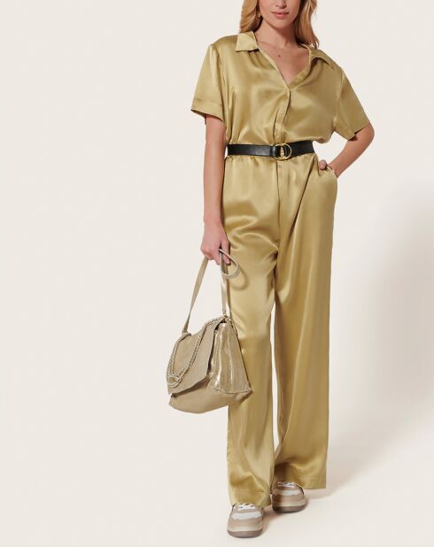 Combi Jane 100% soie biscuit