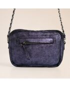 Sac Lauper en cuir crack sirop violet