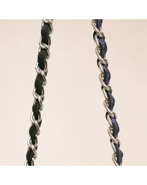 Sac Lauper en cuir crack sirop violet