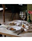 6 Bols en Porcelaine urus bleu/blanc - D. 8 cm