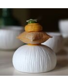 6 Bols en Porcelaine urus bleu/blanc - D. 8 cm