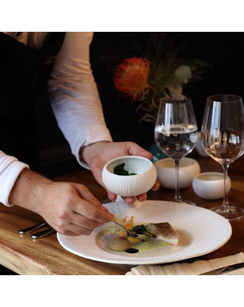 6 Bols Urus en Porcelaine bleu/blanc - D. 10 cm