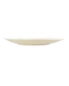 6 Assiettes plates Urus beige/blanc - D.31 cm