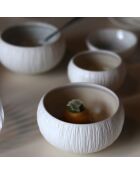 6 Bols en Porcelaine Urus blancs -D.10 cm