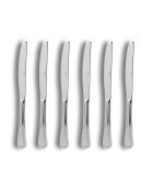 6 Couteaux de table Filla gris - 24 cm