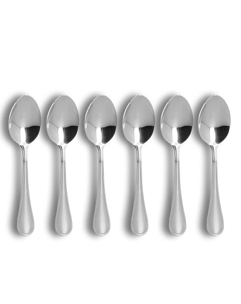 6 Cuillères de table Filla grises - D.21 cm