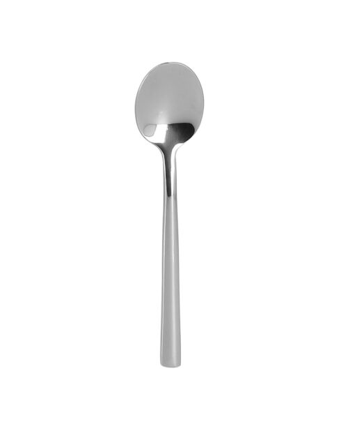 6 Cuillères à café Nature grises -  14 cm