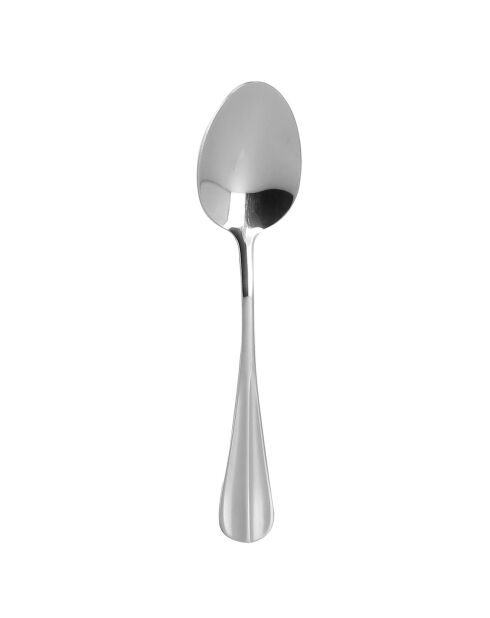 6 Cuillères à dessert Arès grises -D 18.5 cm