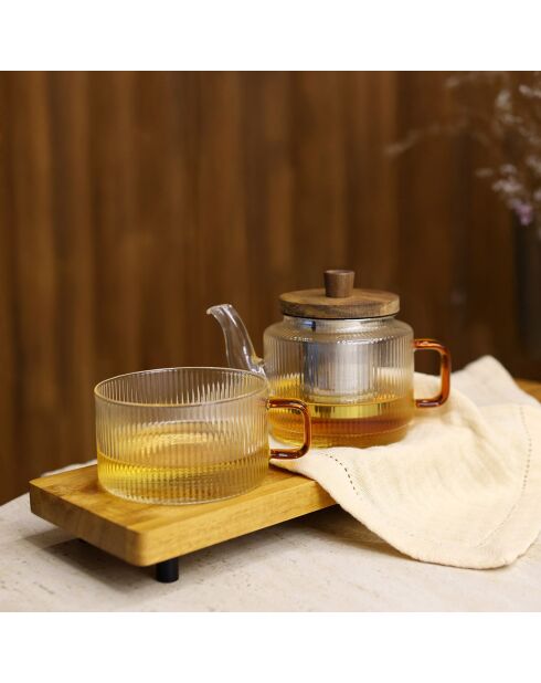 Théière karl ambre - 400 ml