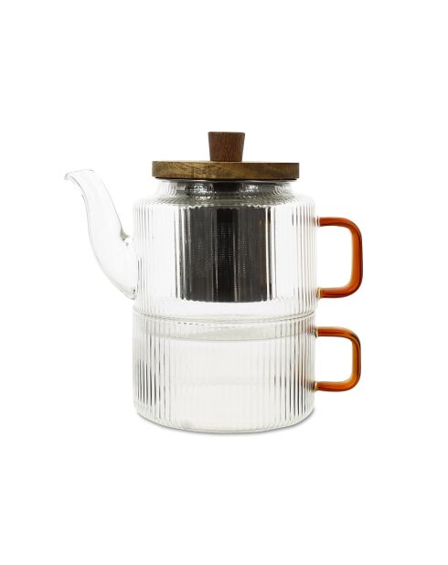 Théière karl ambre - 400 ml