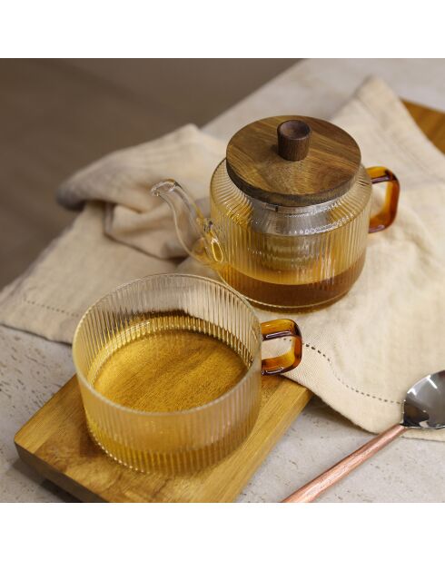 Théière karl ambre - 400 ml