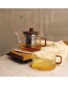 Théière karl ambre - 400 ml