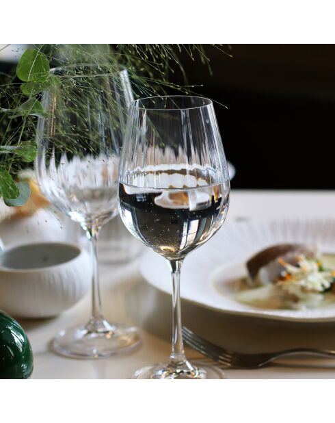 6 Verres à pied Astral en Cristallin transparents - 30 cl