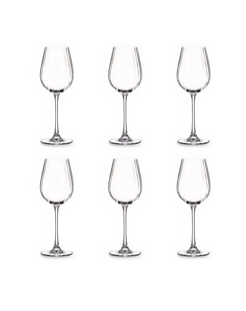 6 Verres à pied Astral transparent - 50 cl