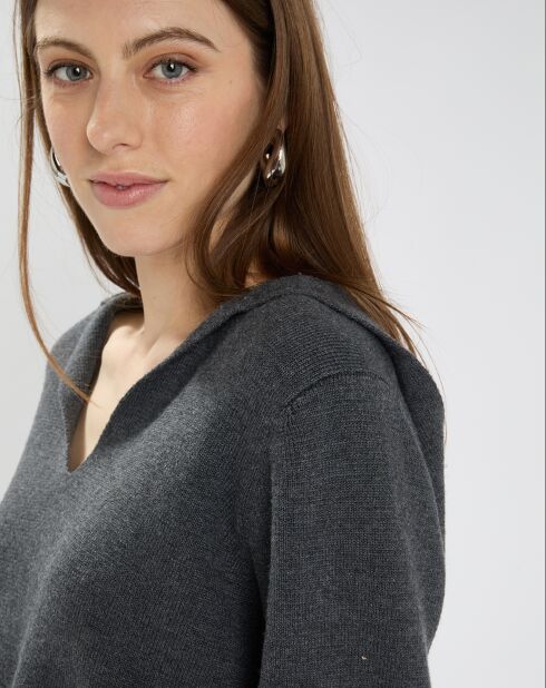 Pull Nilim gris chiné