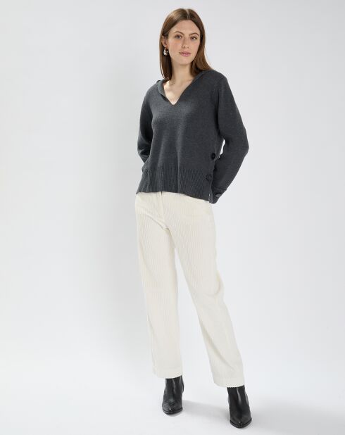 Pull Nilim gris chiné