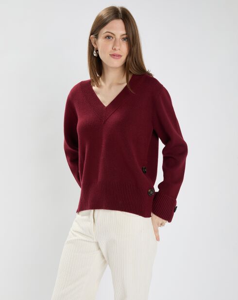 Pull Nin bordeaux