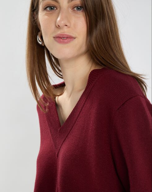 Pull Nin bordeaux