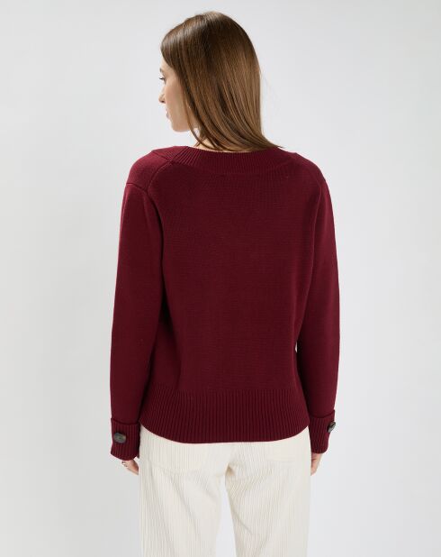 Pull Nin bordeaux