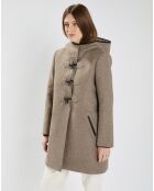 Manteau en Laine mélangée Meros beige