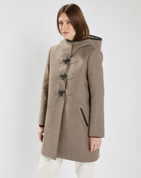 Manteau en Laine mélangée Meros beige