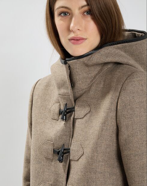 Manteau en Laine mélangée Meros beige
