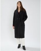 Manteau en Laine mélangée Miranda noir