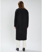 Manteau en Laine mélangée Miranda noir
