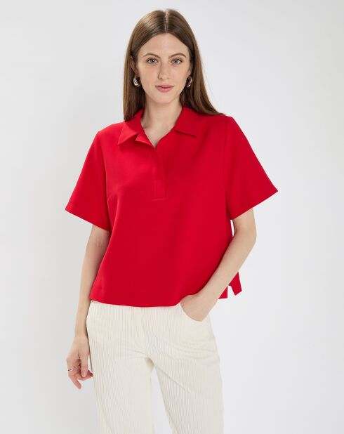 Top Tendresse rouge