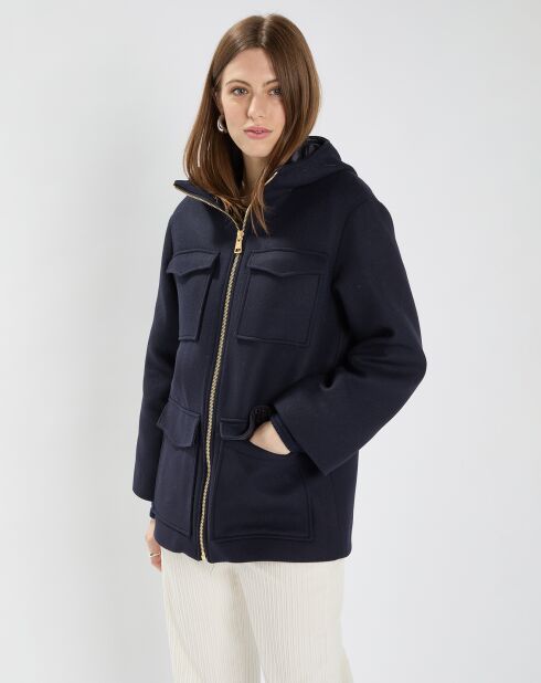 Manteau en Laine mélangée Marcela nocturne