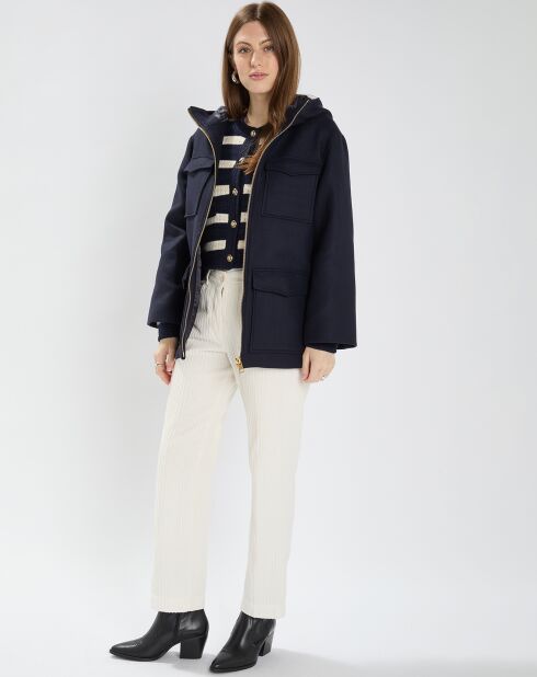 Manteau en Laine mélangée Marcela nocturne