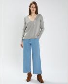 Pull Pucci gris chiné