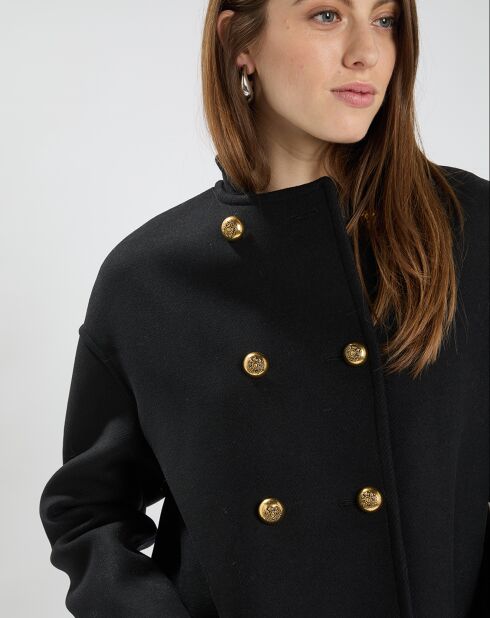 Manteau en Laine mélangée Mertia noir