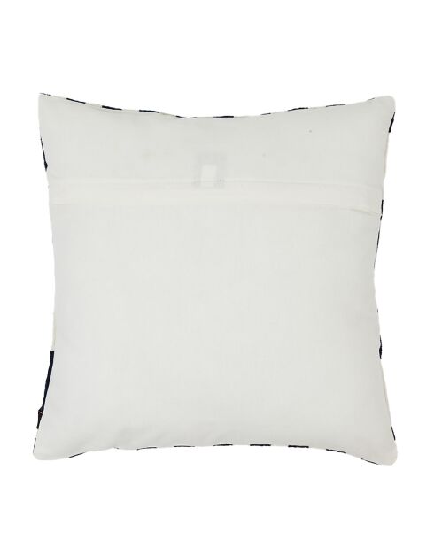 Housse de coussin brodé Cancun encre - 45x45 cm