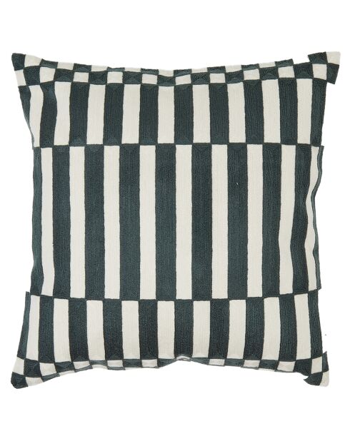 Housse de coussin brodé Cancun pigeon - 45x45 cm